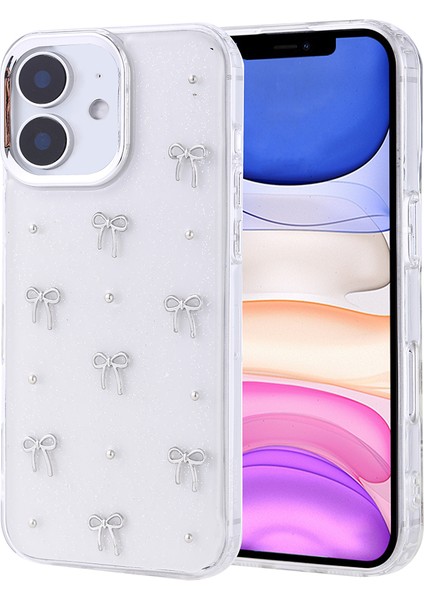 - Apple iPhone 11 Kılıf Airbag Tasarımlı Simli Şeffaf Kutup Kapak - Fiyonk - T36377