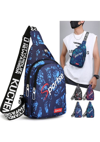 Göğüs Çantası Erkek Yaz Modası Marka Yüksek Değerli Gençlik Eğlence Kadın Sırt Çantası Su Geçirmez Naylon Omuz Çantası (Yurt Dışından)