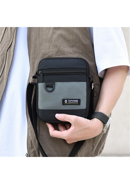 Hafif Çok Işlevli Cep Telefonu Çantası Yeni Açık Hava Işe Gidip Gelme Taşınabilir Omuz Çantası Dikey Gündelik Basit Erkek Postacı Çantası (Yurt Dışından) indirimleri