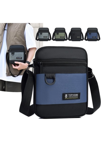 Hafif Çok Işlevli Cep Telefonu Çantası Yeni Açık Hava Işe Gidip Gelme Taşınabilir Omuz Çantası Dikey Gündelik Basit Erkek Postacı Çantası (Yurt Dışından) fırsatları
