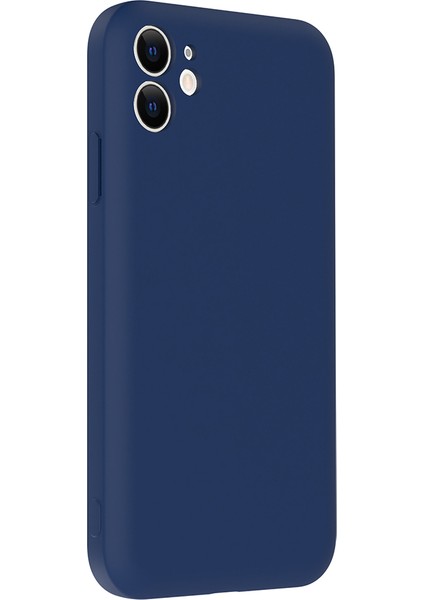 - Apple iPhone 11 Kılıf Kamera Korumalı Kartlık Hazneli Vitra Kapak - Gri - T37016