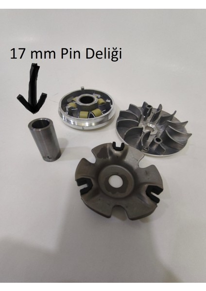 Zrx 200 Uyumlu Ön Varyatör Seti Komple (17mm pin)