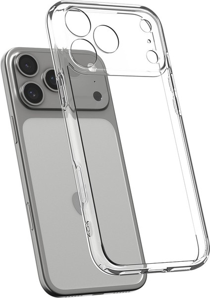 iPhone 17 Pro Max ile uyumlu ince Kılıf Ultra Hybrid Sararma Karşıtı DuraClear™ Hava Kanalı Teknolojisi™ Askeri Sınıf Koruma Crystal Clear Şeffaf Kapak - ACS10033