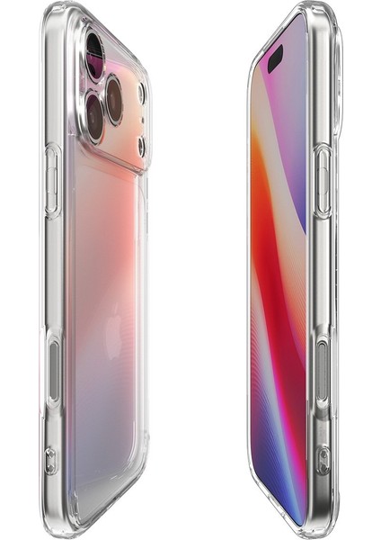 iPhone 17 Pro Max ile uyumlu ince Kılıf Ultra Hybrid Sararma Karşıtı DuraClear™ Hava Kanalı Teknolojisi™ Askeri Sınıf Koruma Crystal Clear Şeffaf Kapak - ACS10033
