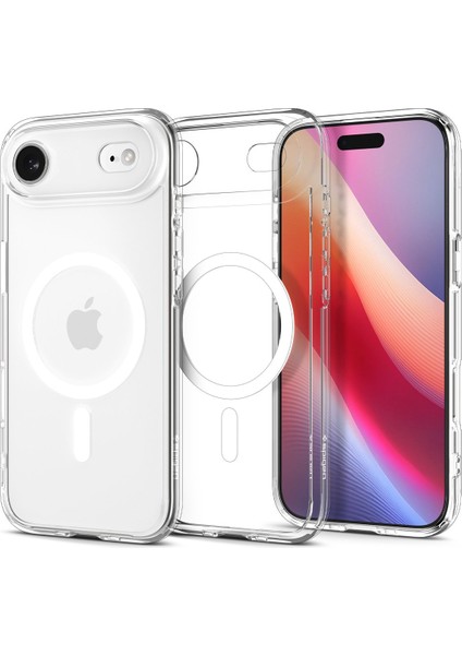 iPhone Air ile uyumlu ince MagSafe Kılıf Ultra Hybrid Sararma Karşıtı DuraClear™ Hava Kanalı Teknolojisi™ Askeri Sınıf Koruma MagFit Clear White Şeffaf Kapak - ACS10051 fiyatları