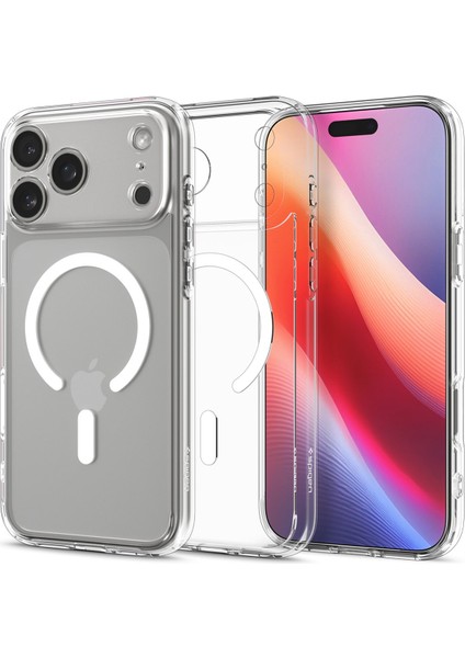 iPhone 17 Pro ile uyumlu ince MagSafe Kılıf Ultra Hybrid Sararma Karşıtı DuraClear™ Hava Kanalı Teknolojisi™ Askeri Sınıf Koruma MagFit Clear White Şeffaf Kapak - ACS10066 fiyatları