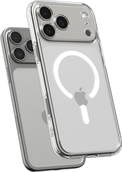 iPhone 17 Pro ile uyumlu ince MagSafe Kılıf Ultra Hybrid Sararma Karşıtı DuraClear™ Hava Kanalı Teknolojisi™ Askeri Sınıf Koruma MagFit Clear White Şeffaf Kapak - ACS10066 fırsatları