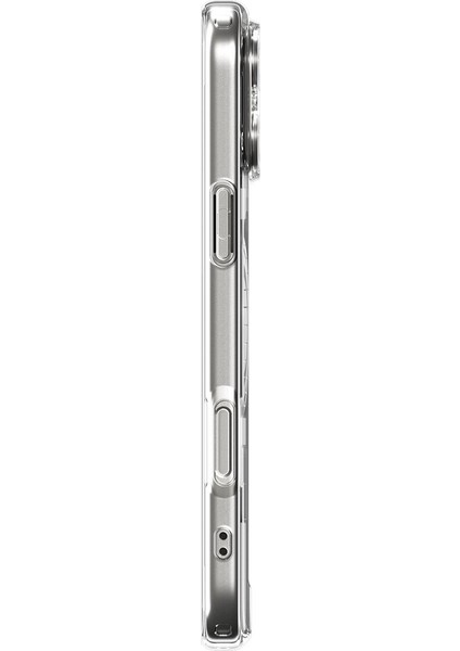 iPhone 17 Pro ile uyumlu ince MagSafe Kılıf Ultra Hybrid Sararma Karşıtı DuraClear™ Hava Kanalı Teknolojisi™ Askeri Sınıf Koruma MagFit Clear White Şeffaf Kapak - ACS10066