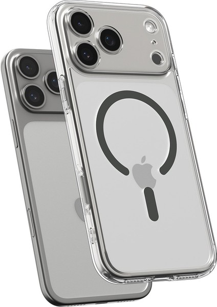 iPhone 17 Pro Max ile uyumlu ince MagSafe Kılıf Ultra Hybrid Sararma Karşıtı DuraClear™ Hava Kanalı Teknolojisi™ Askeri Sınıf Koruma MagFit Clear Graphite Şeffaf Kapak - ACS10036 indirimleri