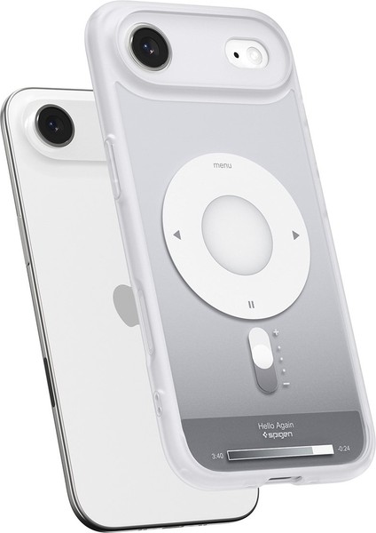 iPhone Air ile uyumlu ince MagSafe Kılıf Ultra Hybrid Sararma Karşıtı DuraClear™ Hava Kanalı Teknolojisi™ Askeri Sınıf Koruma MagFit Classic Silver Tasarım Kapak - ACS10060 indirimleri