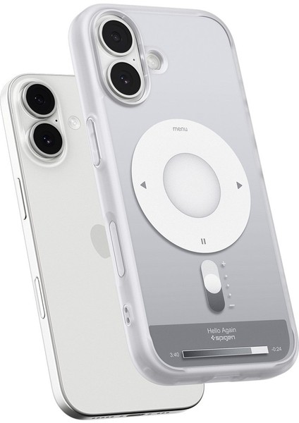 iPhone 17 ile Uyumlu ince MagSafe Kılıf Ultra Hybrid Sararma Karşıtı DuraClear™ Hava Kanalı Teknolojisi™ Askeri Sınıf Koruma MagFit Classic Silver Tasarım Kapak - ACS10091 fırsatları