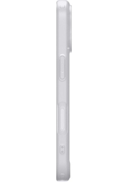 iPhone 17 ile Uyumlu ince MagSafe Kılıf Ultra Hybrid Sararma Karşıtı DuraClear™ Hava Kanalı Teknolojisi™ Askeri Sınıf Koruma MagFit Classic Silver Tasarım Kapak - ACS10091