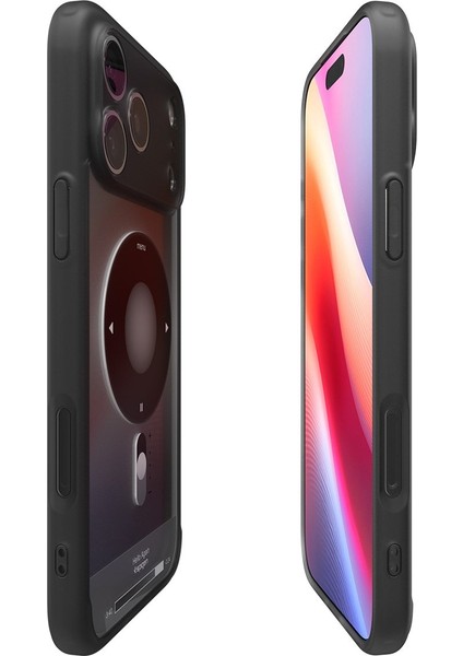 iPhone 17 Pro ile Uyumlu ince MagSafe Kılıf Ultra Hybrid Sararma Karşıtı DuraClear™ Hava Kanalı Teknolojisi™ Askeri Sınıf Koruma MagFit Classic Black Tasarım Kapak - ACS10076 indirimleri