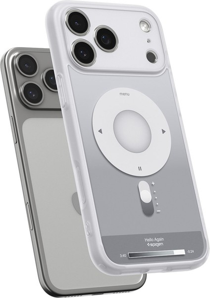 iPhone 17 Pro ile Uyumlu ince MagSafe Kılıf Ultra Hybrid Sararma Karşıtı DuraClear™ Hava Kanalı Teknolojisi™ Askeri Sınıf Koruma MagFit Classic Silver Tasarım Kapak - ACS10075 fırsatları