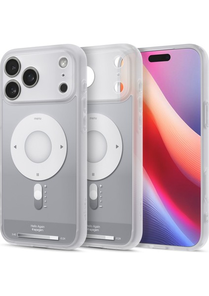 iPhone 17 Pro Max ile Uyumlu ince MagSafe Kılıf Ultra Hybrid Sararma Karşıtı DuraClear™ Hava Kanalı Teknolojisi™ Askeri Sınıf Koruma MagFit Classic Silver Tasarım Kapak - ACS10044 fiyatları