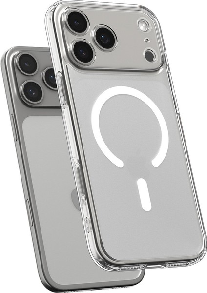 iPhone 17 Pro Max ile uyumlu ince MagSafe Kılıf Ultra Hybrid Sararma Karşıtı DuraClear™ Hava Kanalı Teknolojisi™ Askeri Sınıf Koruma MagFit Frost White Mat Kapak - ACS10039 indirimleri