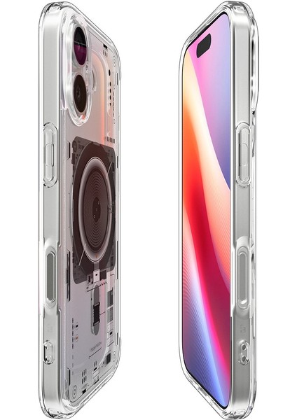 iPhone 17 ile Uyumlu ince MagSafe Kılıf Ultra Hybrid Sararma Karşıtı DuraClear™ Hava Kanalı Teknolojisi™ Askeri Sınıf Koruma MagFit Neo One Tasarım Kapak - ACS10090