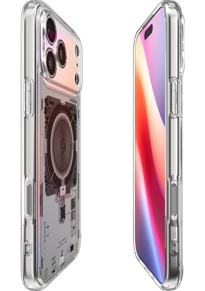 iPhone 17 Pro Max ile uyumlu ince MagSafe Kılıf Ultra Hybrid Sararma Karşıtı DuraClear™ Hava Kanalı Teknolojisi™ Askeri Sınıf Koruma MagFit Neo One Tasarım Kapak - ACS10043