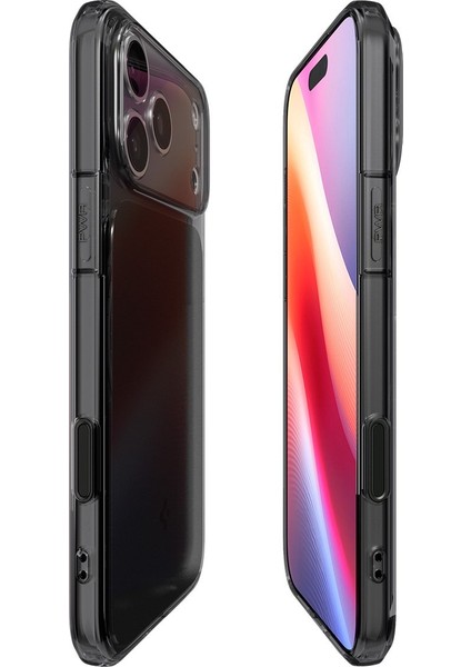 iPhone 17 Pro Max ile uyumlu ince MagSafe Kılıf Ultra Hybrid T Force Kamera Butonu Sararma Karşıtı DuraClear™ Hava Kanalı Teknolojisi™ Askeri Sınıf Koruma Matte Black Şeffaf Kapak - ACS10047 indirimleri