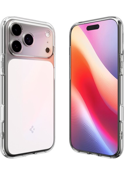 iPhone 17 Pro ile uyumlu ince MagSafe Kılıf Ultra Hybrid T Force Kamera Butonu Sararma Karşıtı DuraClear™ Hava Kanalı Teknolojisi Askeri Sınıf Koruma Glossy Orange White Parlak Kapak - ACS10077