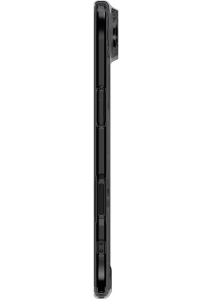 iPhone Air ile uyumlu ince MagSafe Kılıf Ultra Hybrid Sararma Karşıtı DuraClear™ Hava Kanalı Teknolojisi™ Askeri Sınıf Koruma MagFit Zero One Black Tasarım Kapak - ACS10058 fırsatları