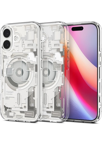 iPhone 17 ile uyumlu ince MagSafe Kılıf Ultra Hybrid Sararma Karşıtı DuraClear™ Hava Kanalı Teknolojisi™ Askeri Sınıf Koruma MagFit Zero One Natural Titanium Tasarım Kapak - ACS10088 fiyatları