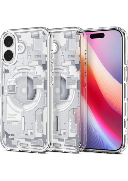 iPhone 17 ile Uyumlu ince MagSafe Kılıf Ultra Hybrid Sararma Karşıtı DuraClear™ Hava Kanalı Teknolojisi™ Askeri Sınıf Koruma MagFit Zero One White Tasarım Kapak - ACS10087 fiyatları