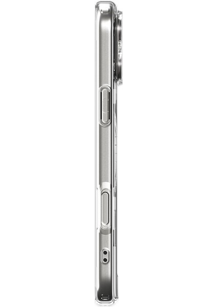 iPhone 17 Pro ile uyumlu ince MagSafe Kılıf Ultra Hybrid Sararma Karşıtı DuraClear™ Hava Kanalı Teknolojisi™ Askeri Sınıf Koruma MagFit Zero One White Tasarım Kapak - ACS10071