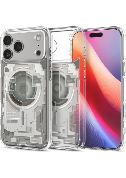 iPhone 17 Pro Max ile uyumlu ince MagSafe Kılıf Ultra Hybrid Sararma Karşıtı DuraClear™ Hava Kanalı Teknolojisi™ Askeri Sınıf Koruma MagFit Zero One Natural Titanium Tasarım Kapak - ACS10041 fiyatları