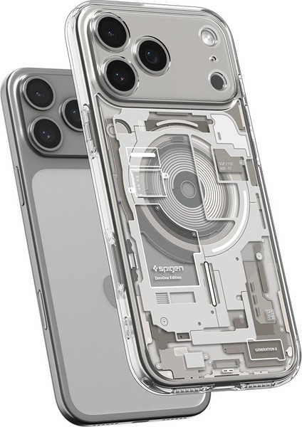iPhone 17 Pro Max ile uyumlu ince MagSafe Kılıf Ultra Hybrid Sararma Karşıtı DuraClear™ Hava Kanalı Teknolojisi™ Askeri Sınıf Koruma MagFit Zero One Natural Titanium Tasarım Kapak - ACS10041 indirimleri