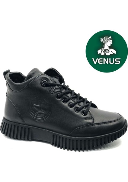 Rtew Hakiki Deri Düz Kaymaz Taban Ortopedik Kadın Bot