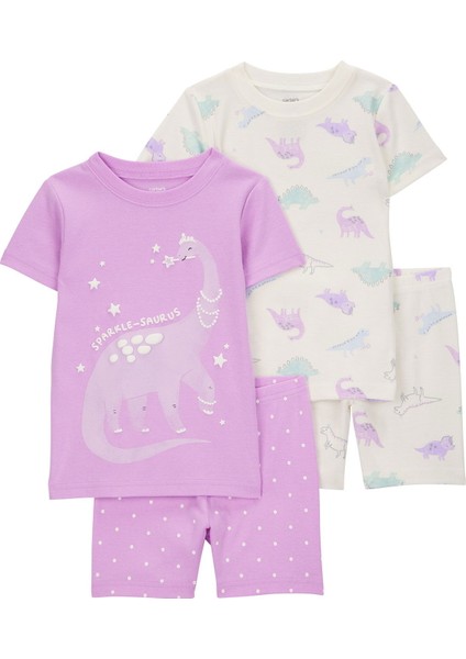 Kız Bebek Pijama Set 4'lü Paket