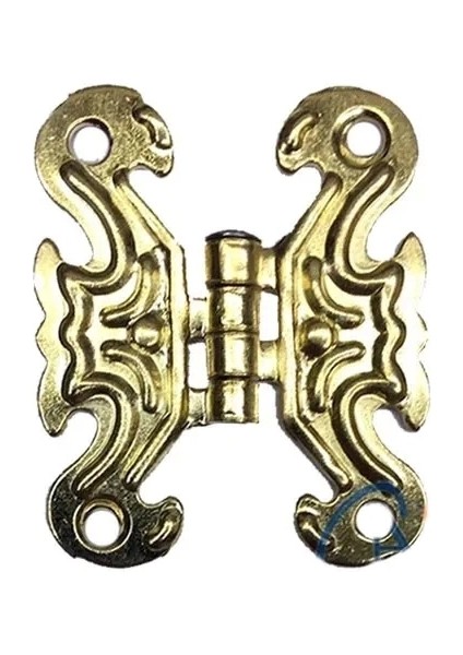 Dekoratif Sac Kelebek Menteşe - Küçük, Sarı, 100 Adet