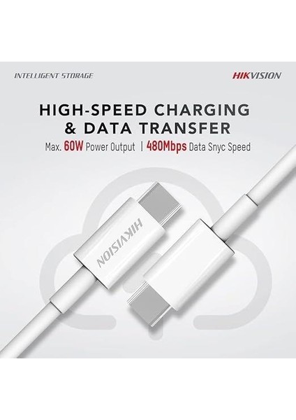 Type-C To Type-C USB Kablo 1 Metre Hızlı Şarj 20V/3A Güç Çıkışı Data Kablosu 60W'a Kadar CBC2C modelleri