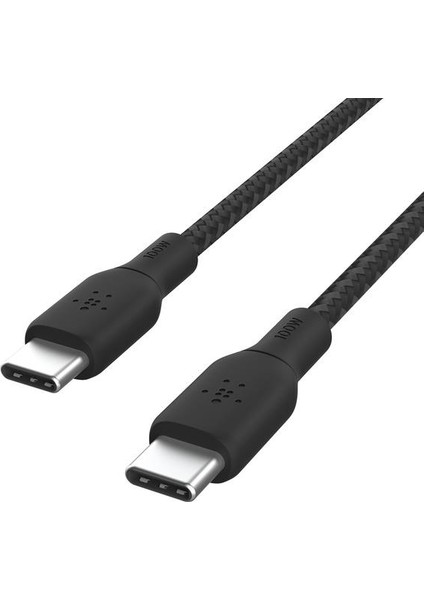 Usb-C Usb-C Usb-If Sertifikalı Çift Örgülü Data ve Şarj Kablosu, 100W, 2 Metre, 25000 Bükülmeye Kadar Dayanıklı, Siyah fırsatları