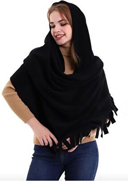 Siyah Cafe Restorant Otel Polar Omuz Şalı Atkı Kaskol modelleri