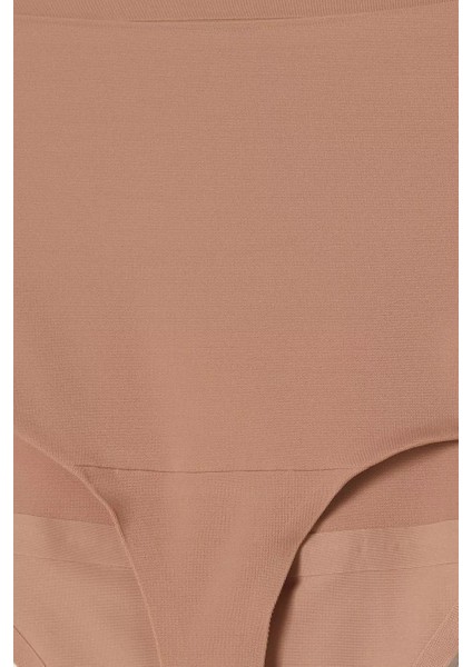 Smoothing Intimates Yüksek Bel Tanga, Pürüzsüz ve Dikişsiz, Siena Renk modelleri