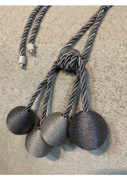 Modern Sarım 4 Toplu Braçol Kornişe Takmatik Ipli Tavan Perde Aksesuarı fiyatları