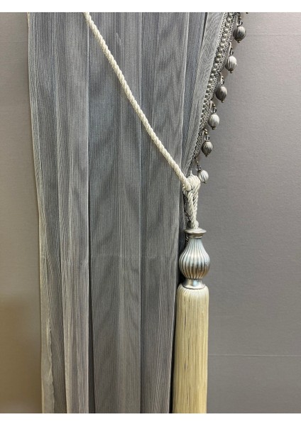 Kzy Fon Perde Kruvaze Tavan Bağlama Kukalı Braçol