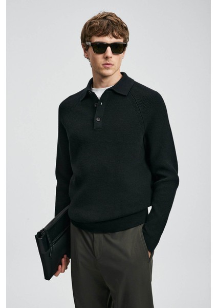 Rufus Siyah Erkek Kazak 112090170