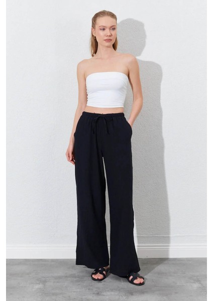 Palazzo Modal Siyah Kadın Pantolon 66-1832 fiyatları