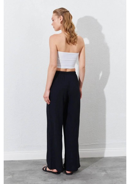 Palazzo Modal Siyah Kadın Pantolon 66-1832 fırsatları