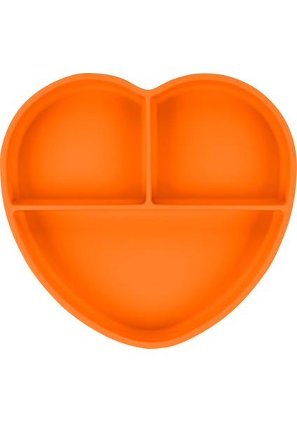 Vakumlu Silikon Mama Tabağı Sunset Turuncu fiyatları