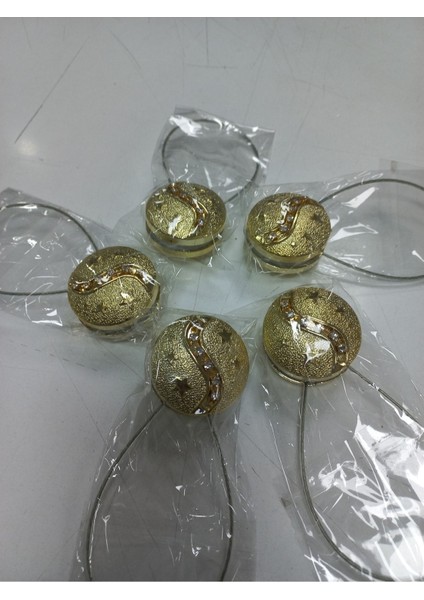 Mıknatıslı Perde Mandalı 5li Paket Sarı Renk modelleri