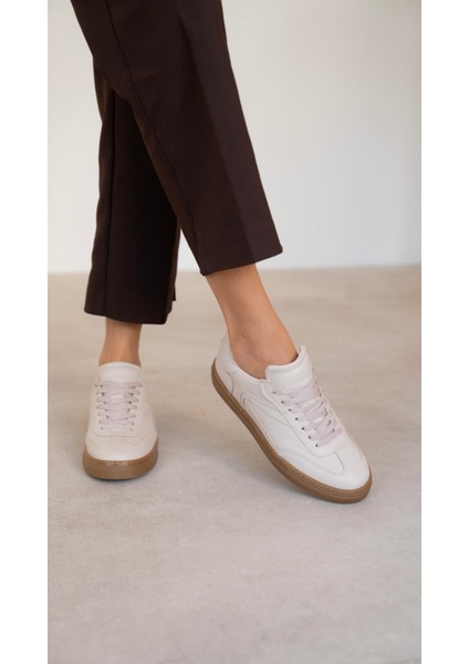 Faye Bej Düz Taban Kadın Spor Ayakkabi fiyatları