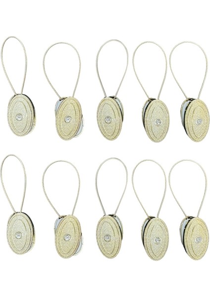 10 Adet Perde Mandalı Mıknatıslı Perde Toplayıcı