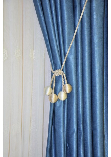 Modern Sarım 4 Toplu Braçol Kornişe Takmatik Ipli Tavan Perde Aksesuar Vizon-Krem fiyatları