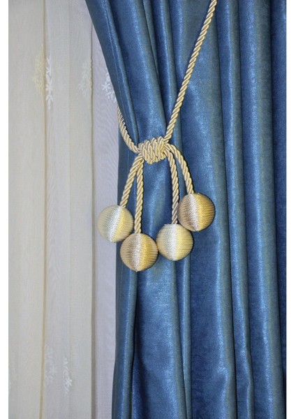 Modern Sarım 4 Toplu Braçol Kornişe Takmatik Ipli Tavan Perde Aksesuar Vizon-Krem modelleri