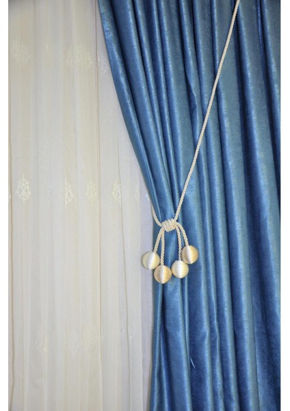 Modern Sarım 4 Toplu Braçol Kornişe Takmatik Ipli Tavan Perde Aksesuar Vizon-Krem fırsatları