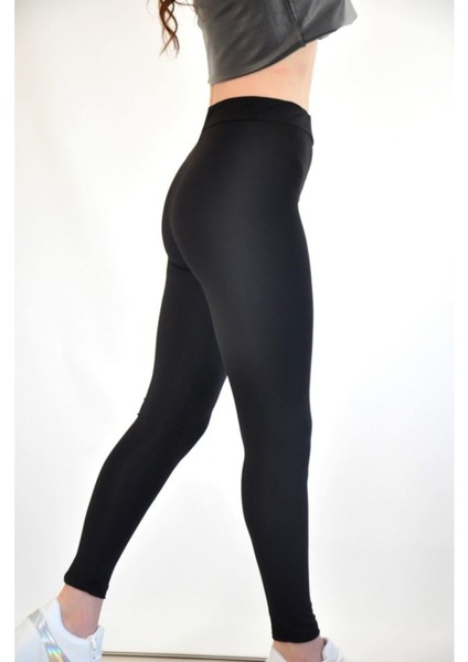 Kadın Siyah Içi Polimer Kaplama Yüksek Bel Termal Içlik Termal Korse Tayt fırsatları